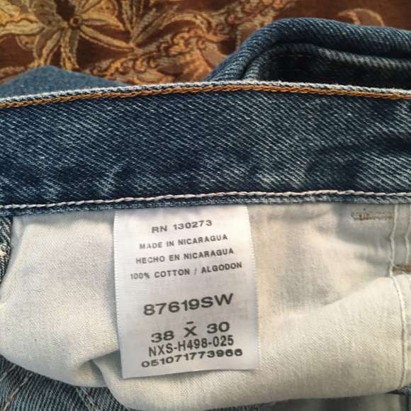 Restler Mens Jeans Size38x 30Long Straight Med- Li - Picture 6 of 7